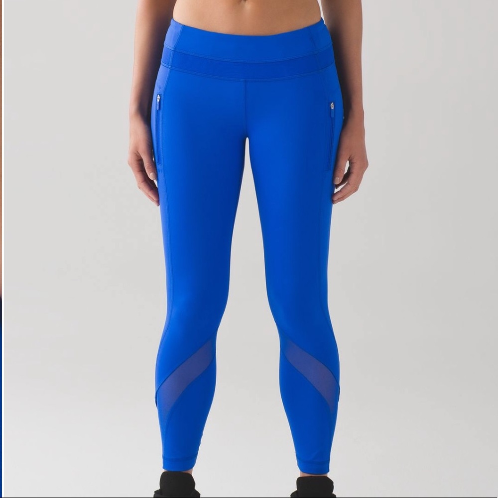 Lululemon Inspire Tight II Blue SZ 4